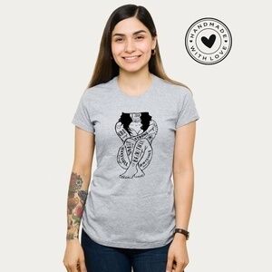 I Am Enough Self Love Gray Graphic T Shirt